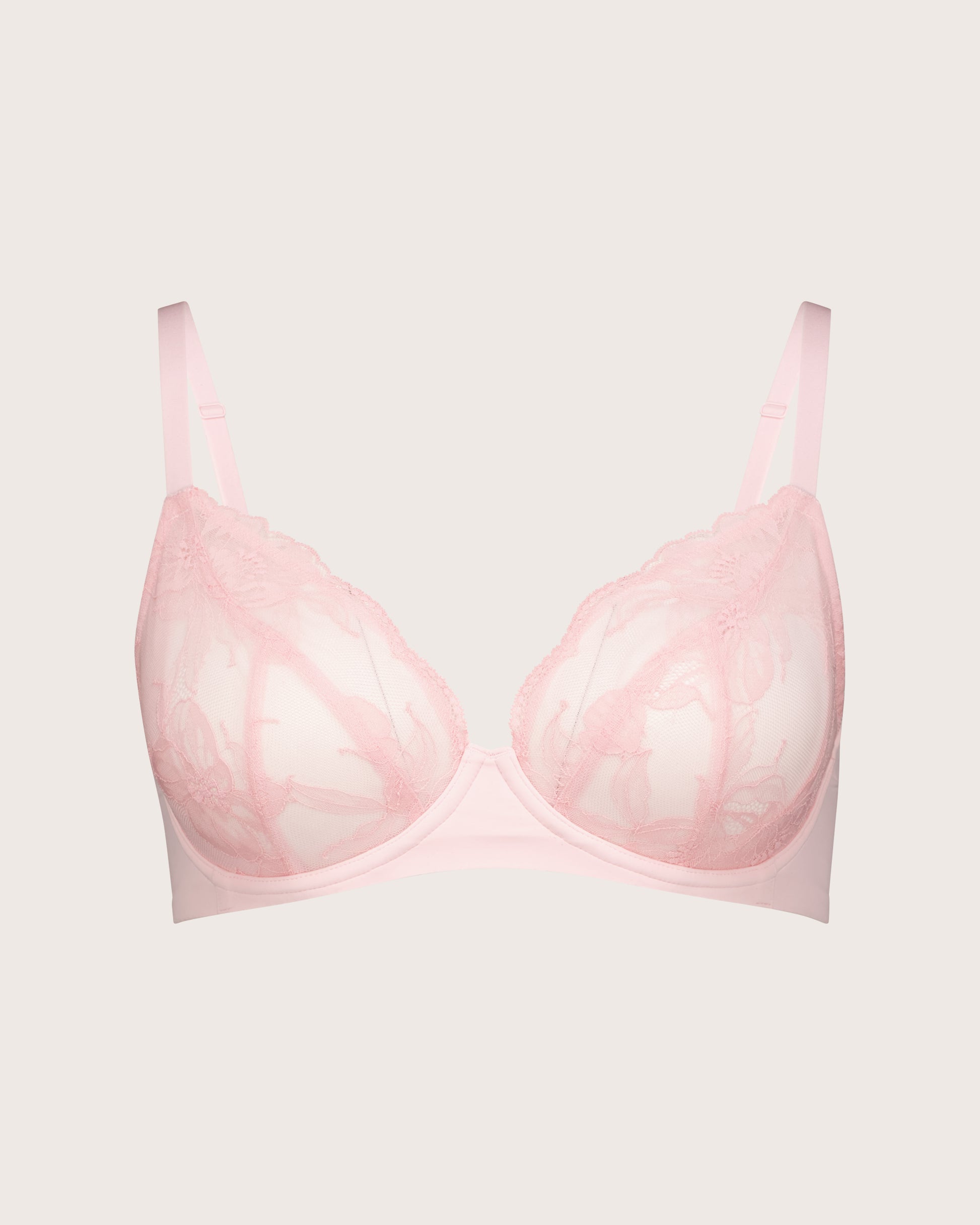 Invisibles Lace Full Cup Demi Unlined Bra