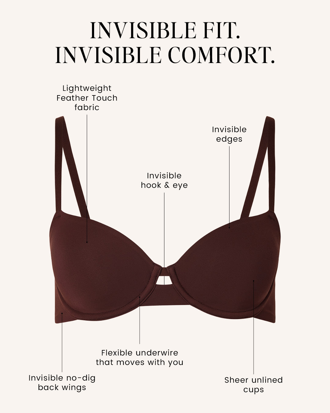 Invisibles Smooth Balconette Unlined Bra