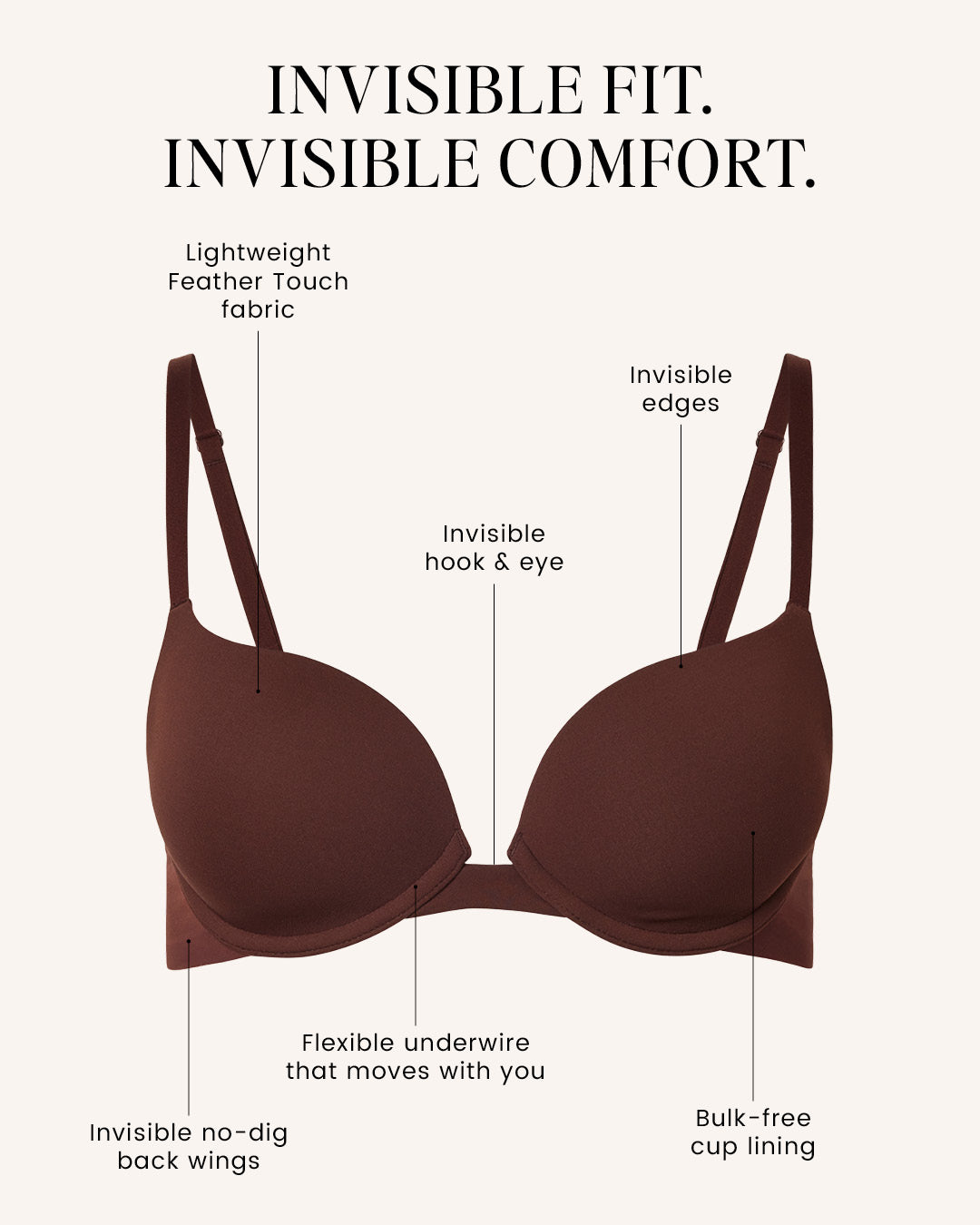 Invisibles Smooth Demi Lined Bra
