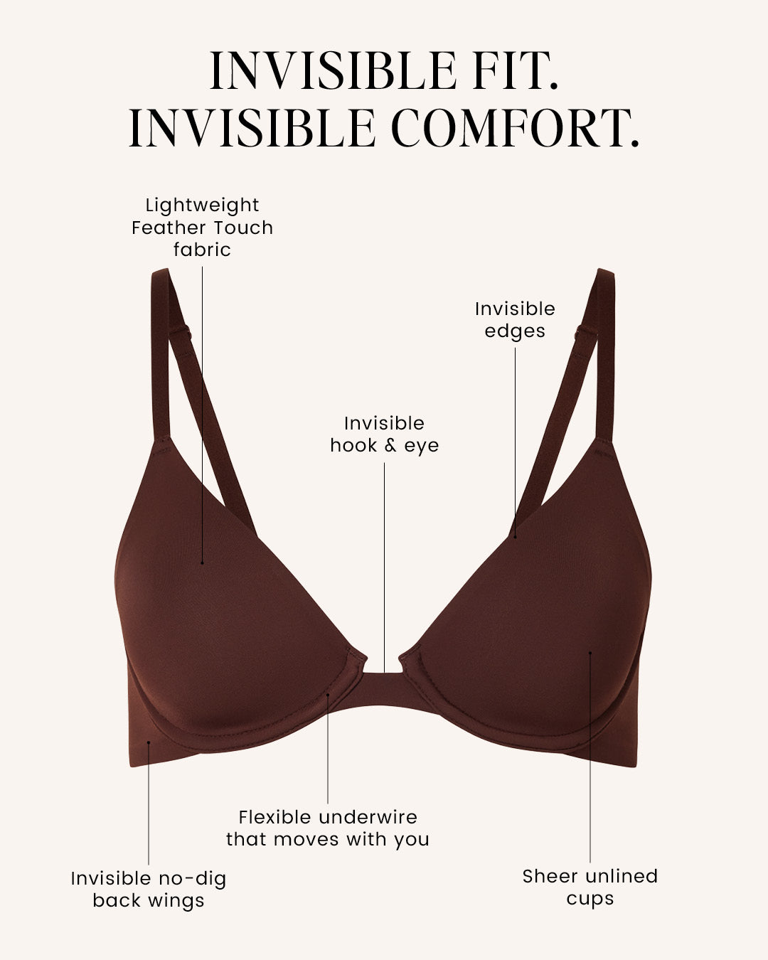 Invisibles Smooth Demi Unlined Bra