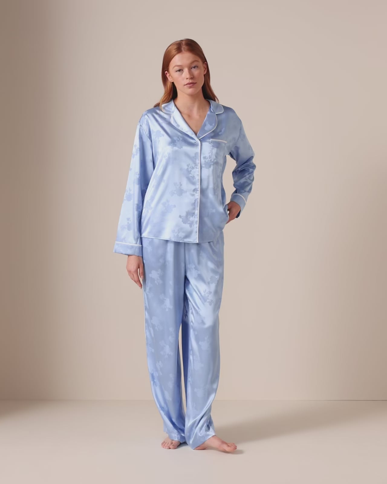 Jacquard Ditsy PJ Pant